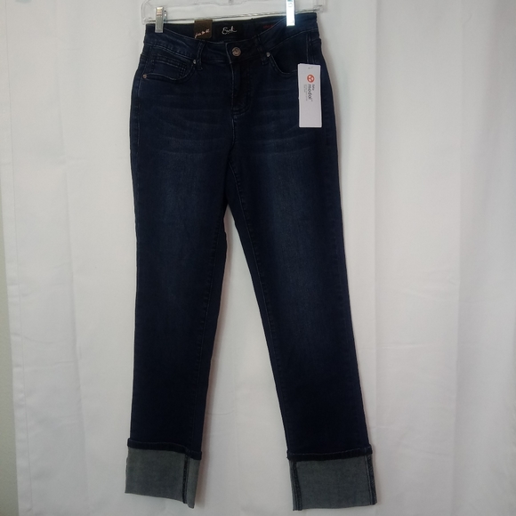 Earl Jeans Jeans Nwt Earl Jeans Sz 6 Straight Cuff 26 X 28 2 Stretch Birla Modal Msrp 54